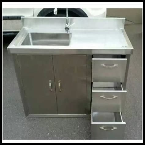 steel sink cabinet|inexpensive metal kitchen sink cabinet.